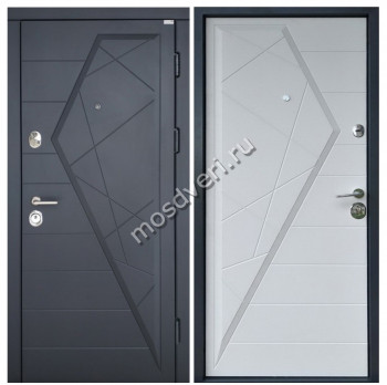 Белая входная дверь в квартиру BVD-06 - купить от производителя Мосдвери Белая входная дверь в квартиру BVD-06